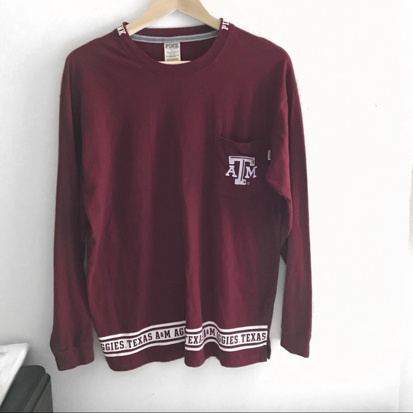 PINK Victoria's Secret Tops - PINK Victoria’s Secret Texas A&M university tee